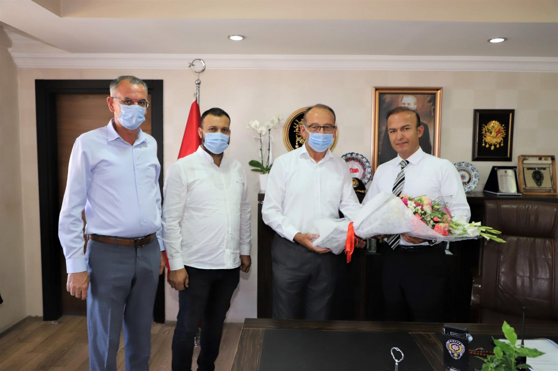 Başkan Çetin Akın'dan Harun Tutak'a Ziyaret