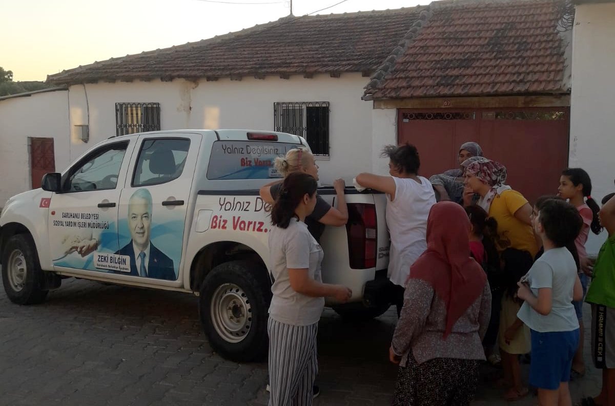 İzmir'den Saruhanlı'ya yardım eli