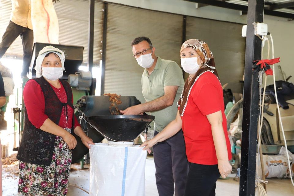 Başkan bağda sohbet toplantısı düzenledi