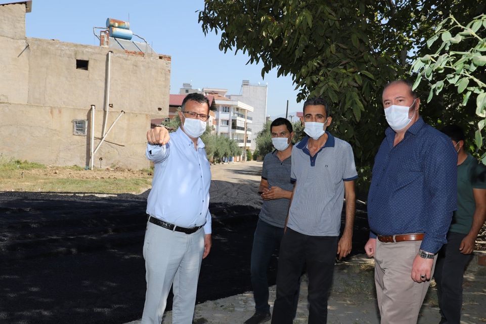 Alaşehir belediyesi çalışıyor,kent güzelleşiyor