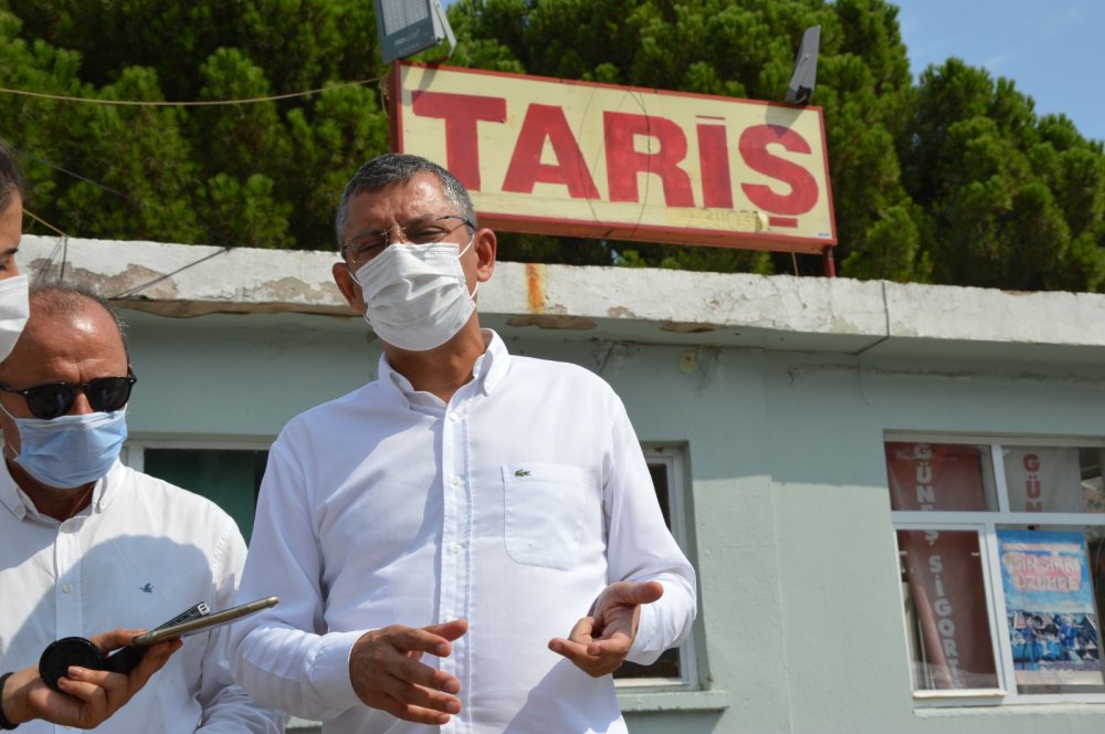 Özgür Özel,üzüm almayan TARİŞ'i ziyaret etti