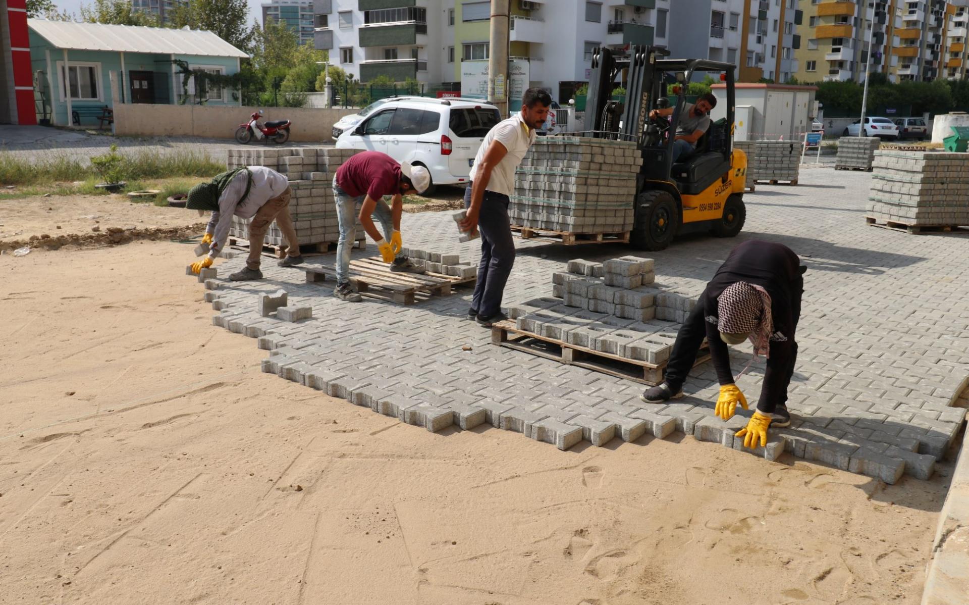 Turgutlu belediyesi çalışıyor