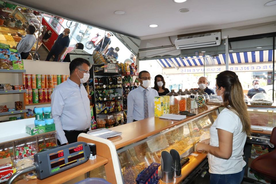 Alaşehir'de covid-19 denetimi