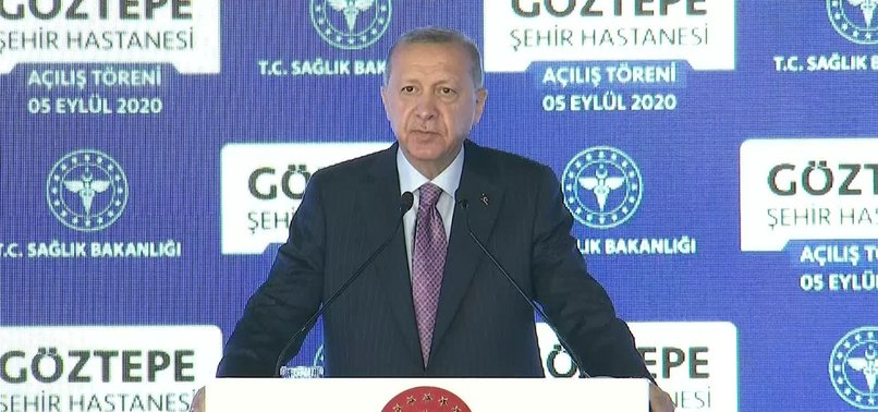 Erdoğan hastane açılışında konuştu