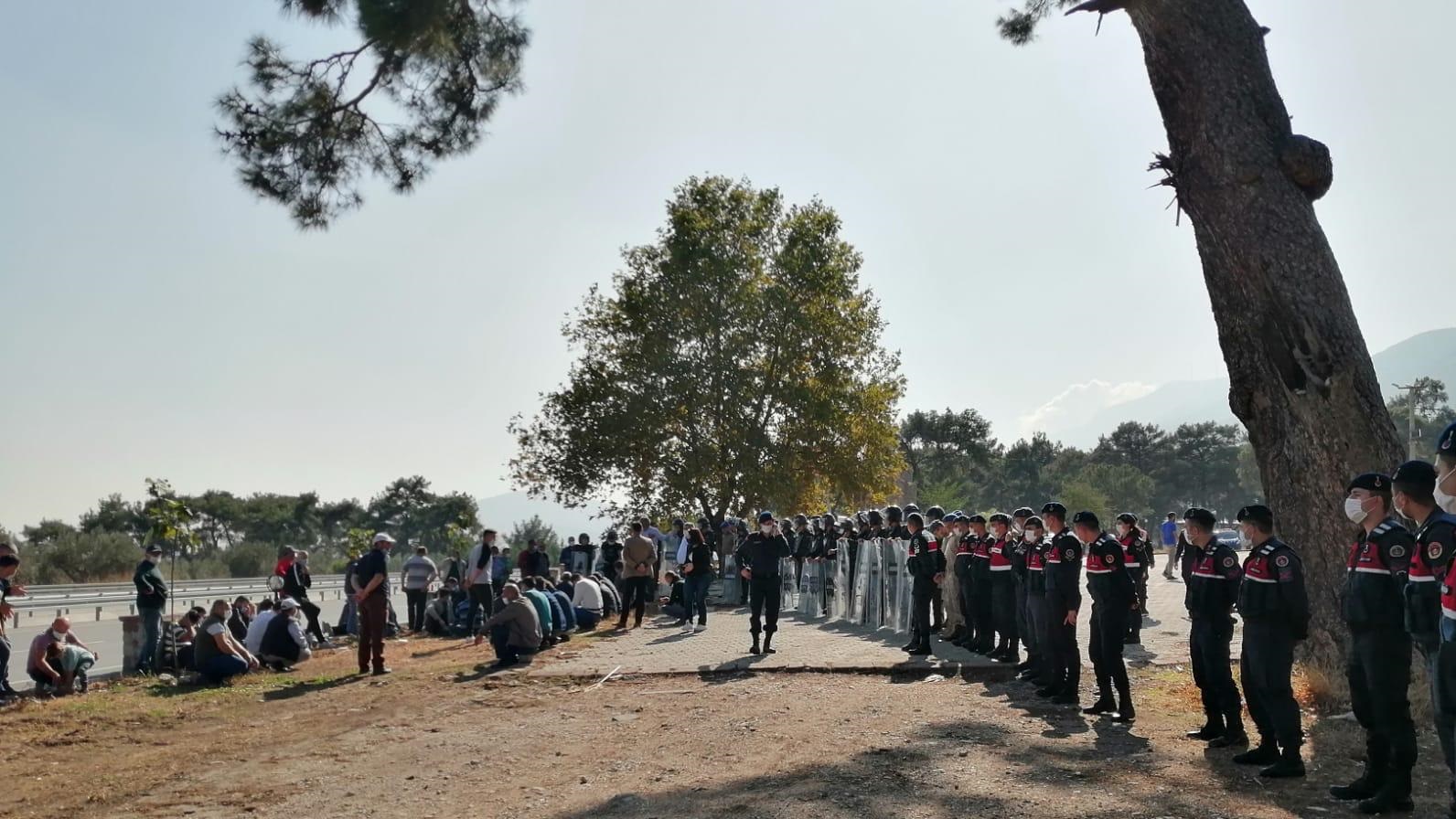 Madencilere Jandarma engeli