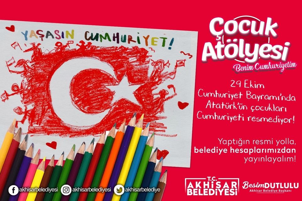 Akhisar belediyesi resim yarışması düzenledi