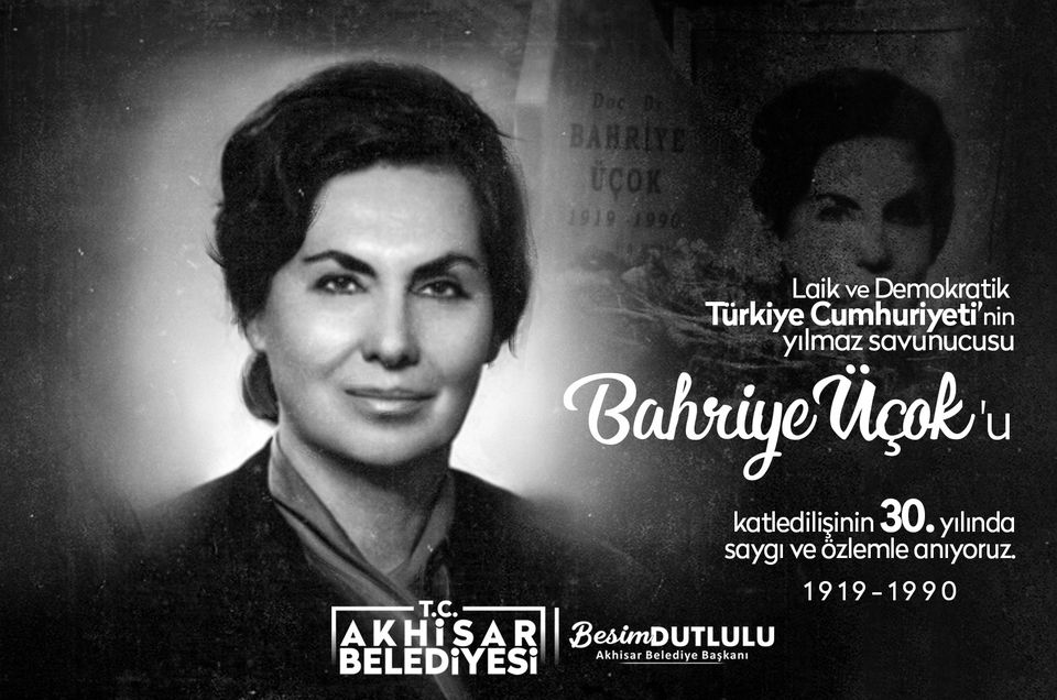 Dutlulu'dan Bahriye Üçok mesajı