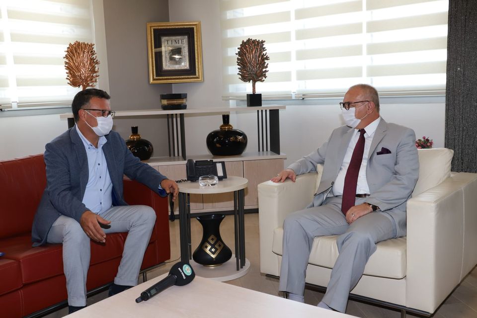 Başkanların buluşmasında yatırımlar ele alındı