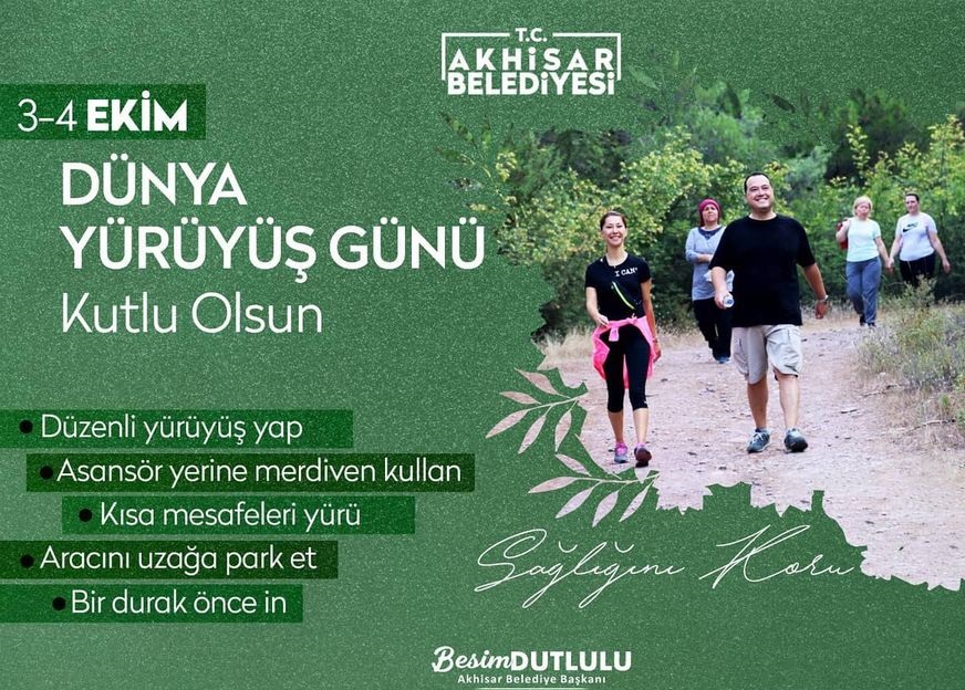 Dutlulu, dünya yürüyüş gününü kutladı
