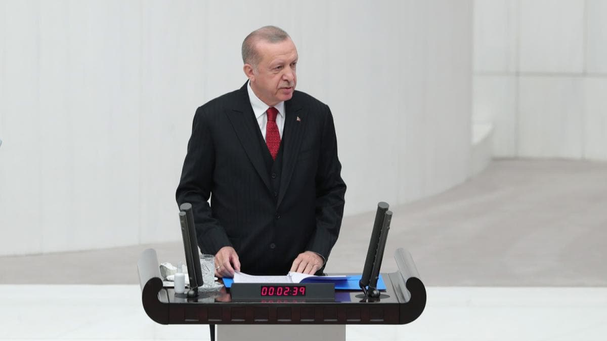 Erdoğan TBMM konuştu