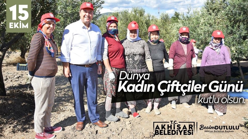 Dutlu'dan dünya kadın çiftçiler günü mesajı