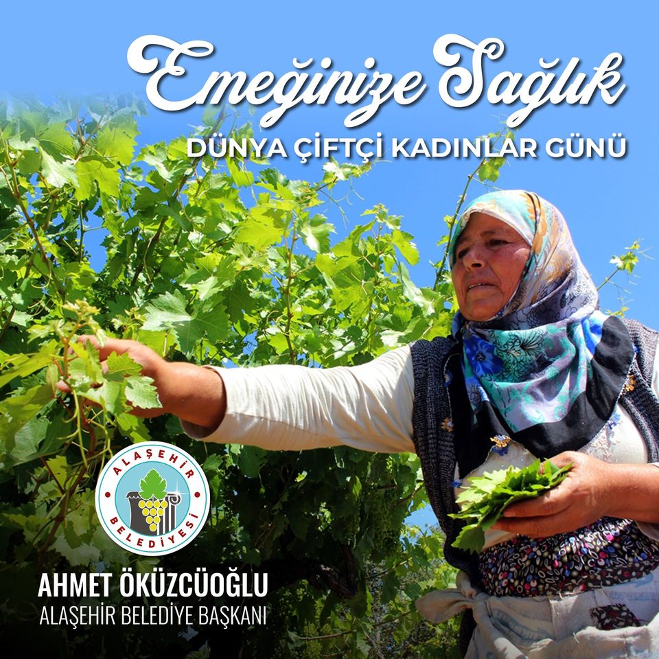 Öküzcüoğlu'dan dünya çiftçi kadınlar günü kutlaması