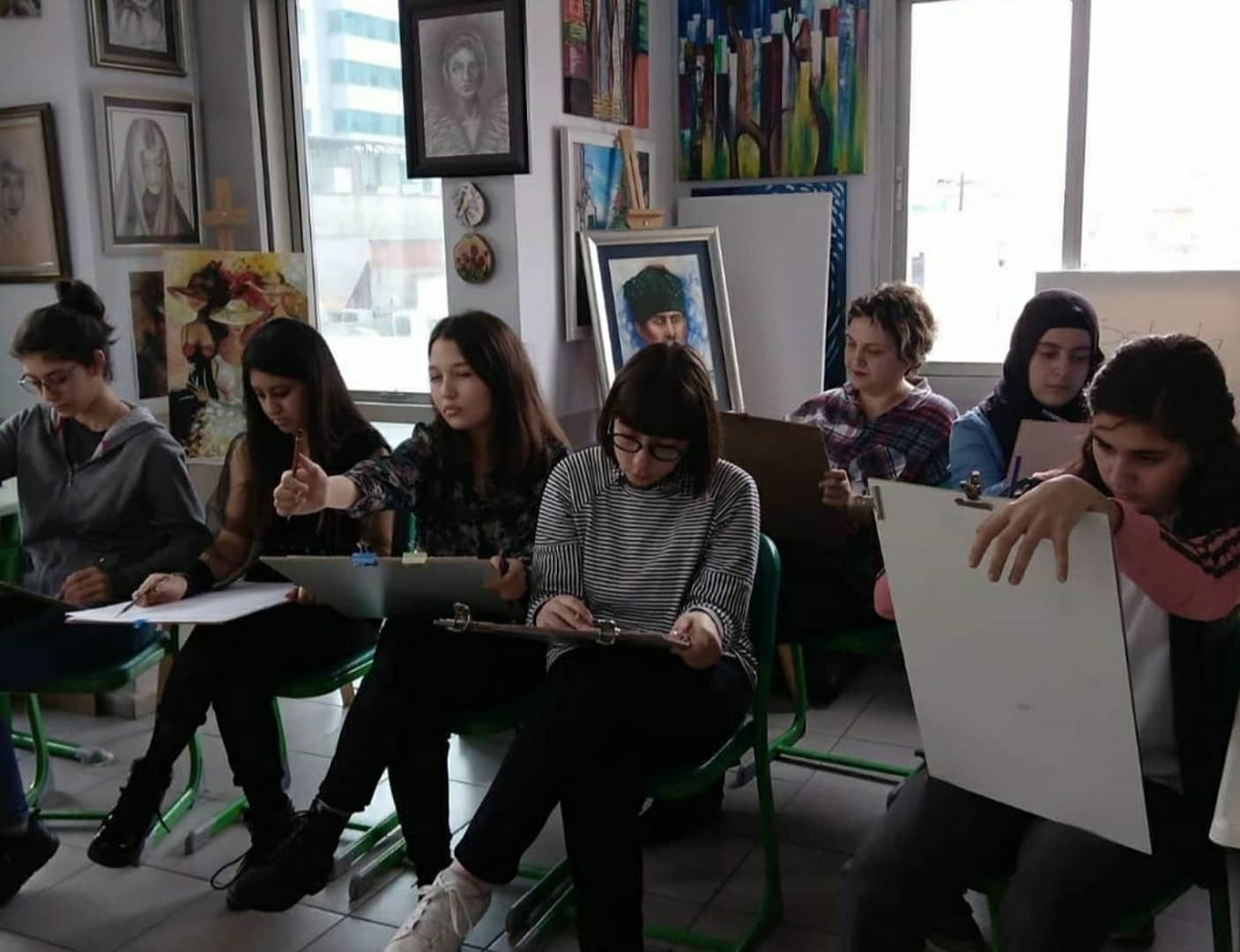 Atatürk kültür merkezi kursiyerleri hayallerini gerçekleştirdi