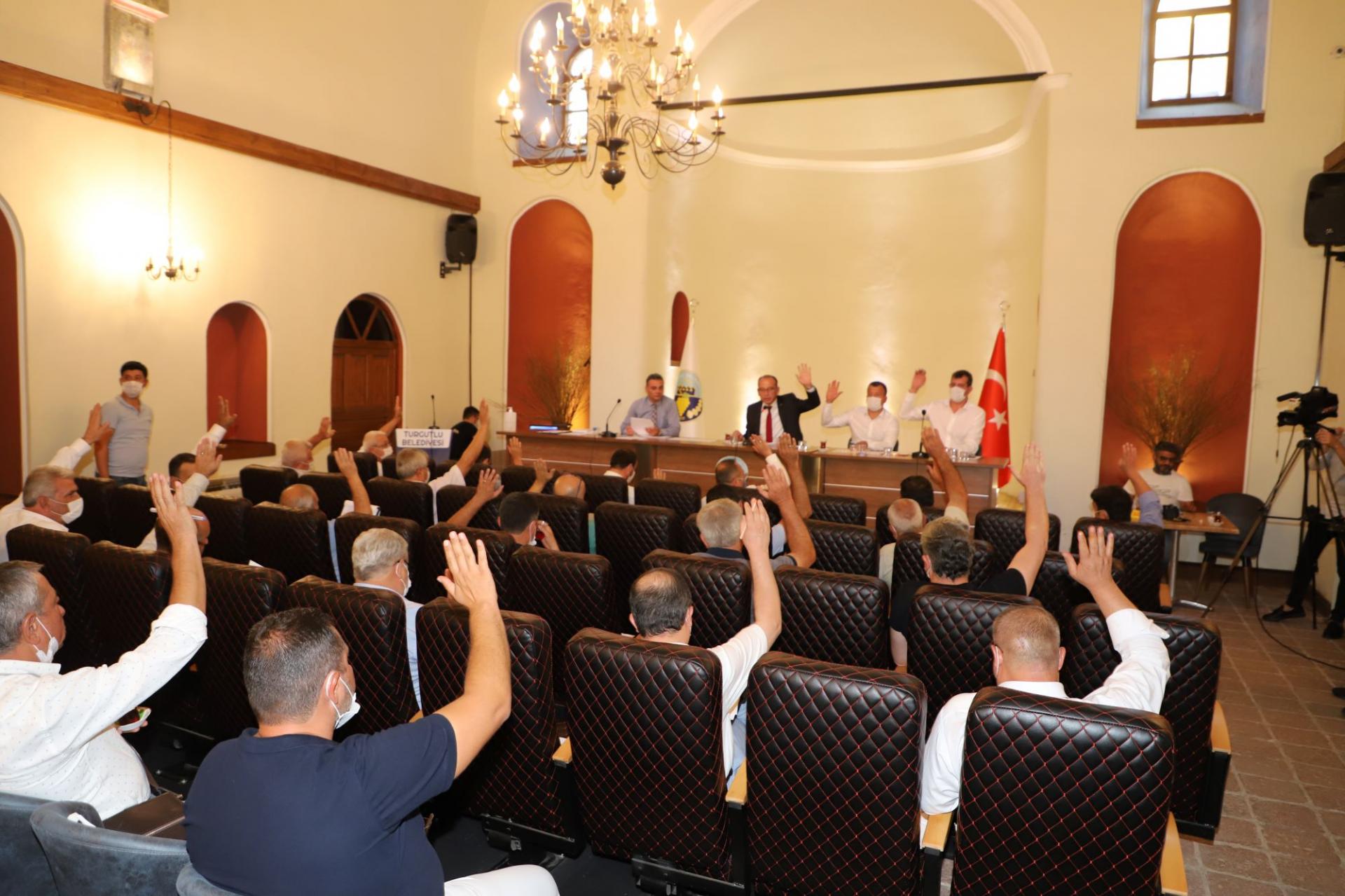 Turgutlu belediyesi ekim ayı meclis toplantısı yapıldı