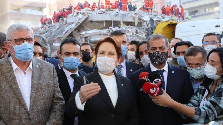 Akşener deprem bölgesinde