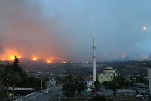 Hatay'da yine yangın