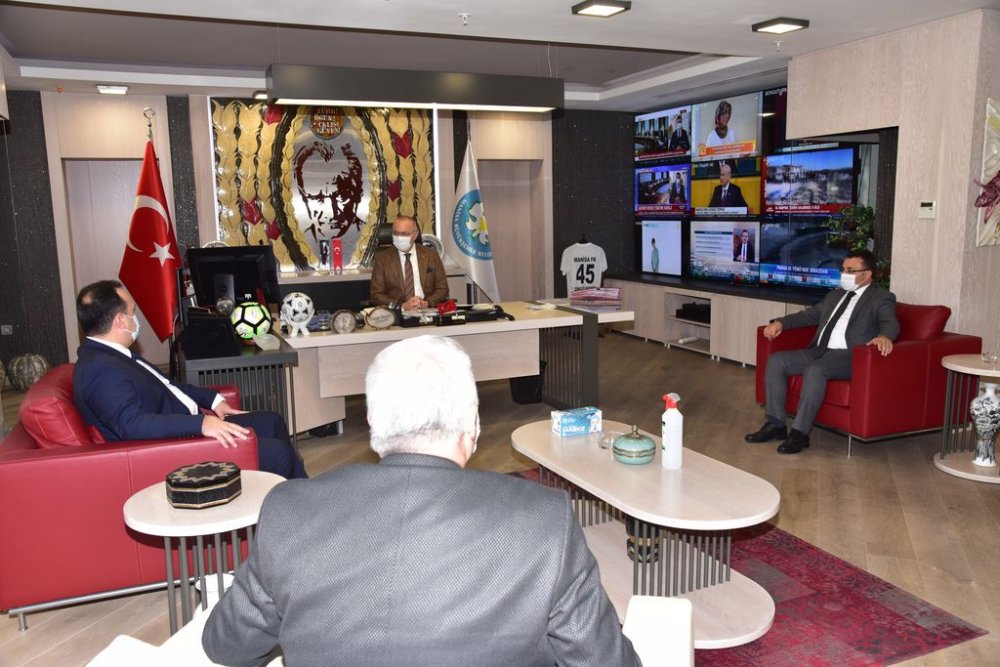 Başkanlar yatırımları konuştu