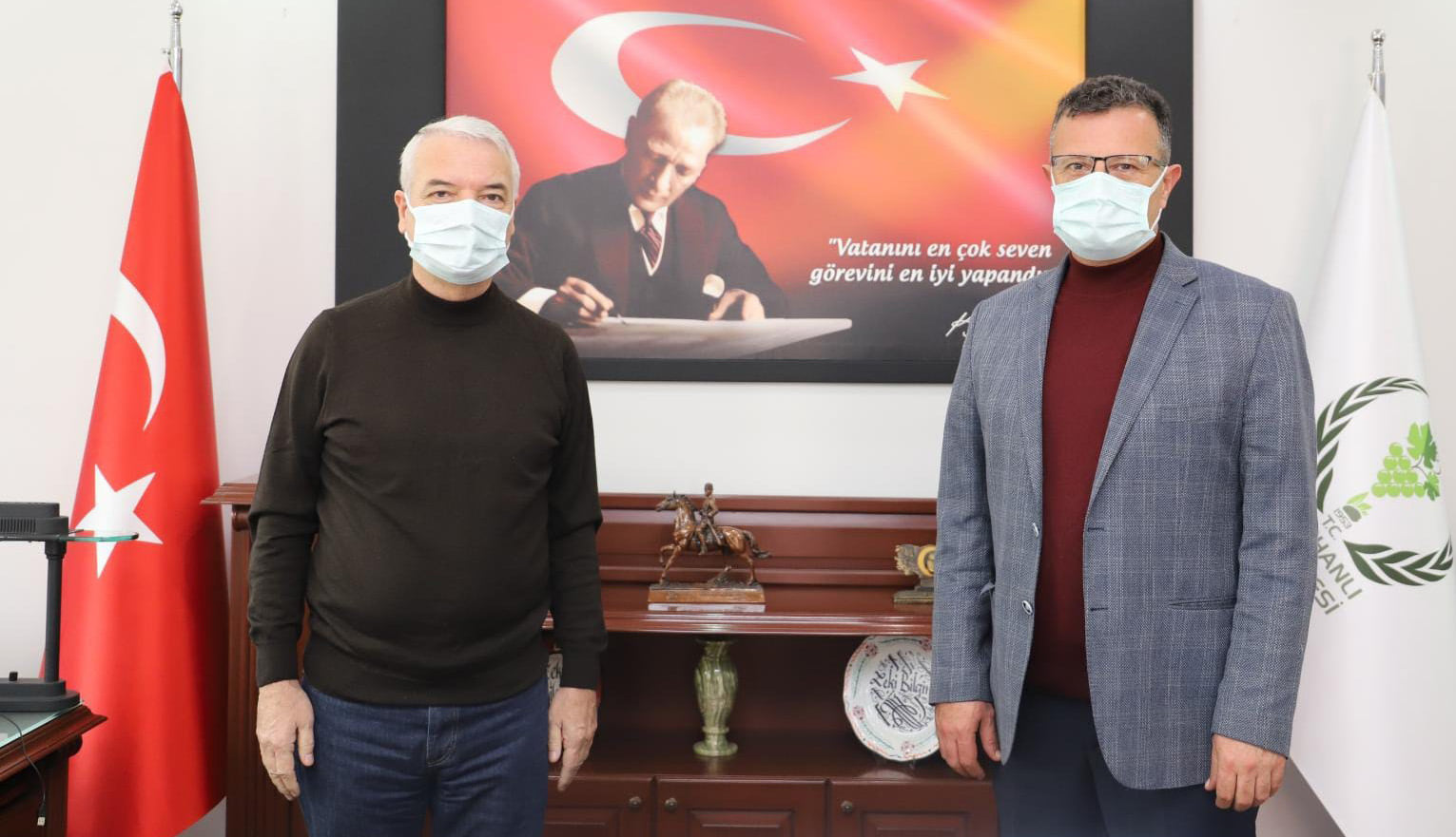 Öküzcüoğlu'ndan Bilgin'e geçmiş olsun ziyareti