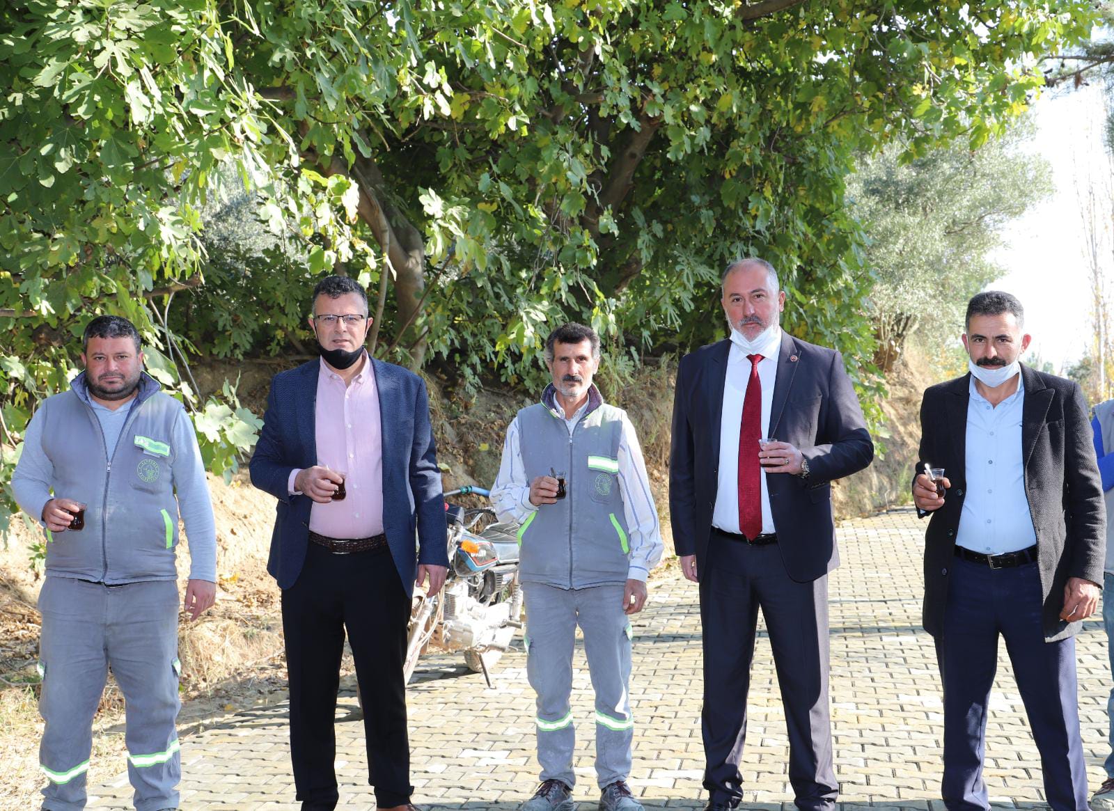 Başkan Öküzcüoğlu işçileri ziyaret etti