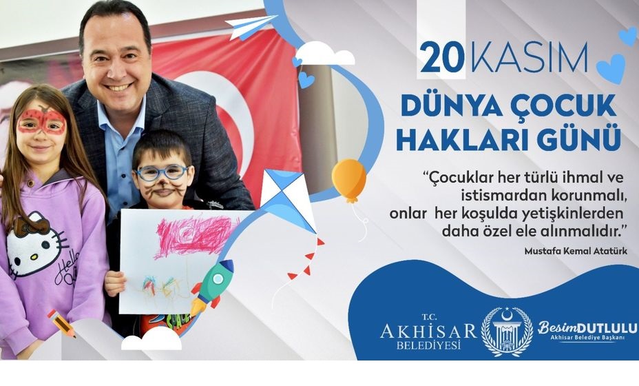 Dutlulu'dan dünya çocuk hakları günü kutlu olsun mesajı