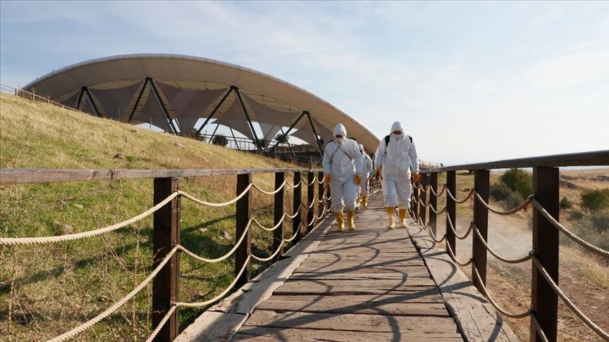 'Göbeklitepe' dezenfekte edildi