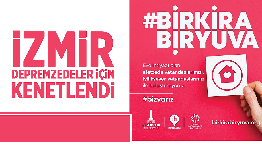 Depremzedeler için başlatılan'Bir kira.bir yuva'kampanyasına büyük ilgi