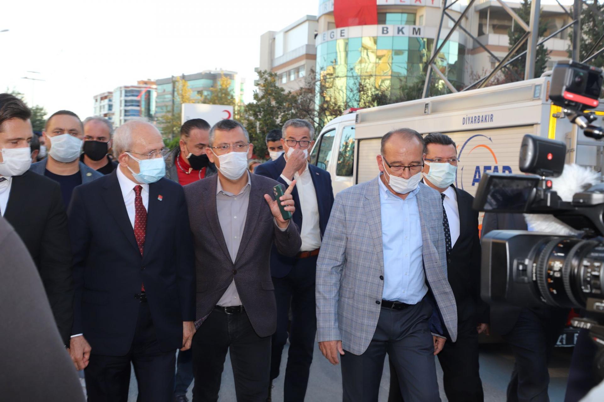 Başkan Çetin deprem bölgesinde