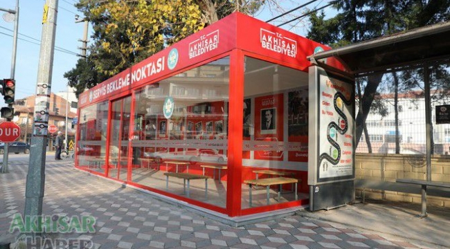 Akhisar Belediyesi kapalı durak sayısını 5'e çıkardı