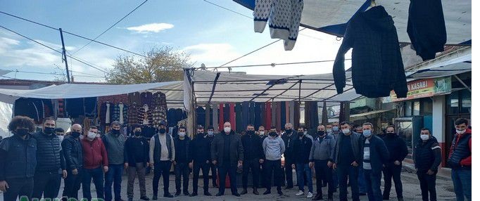Kırkağaça gelen pazarcılara yasak kalktı