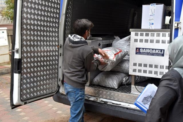 Vatandaşa iş yerine soba yardımı