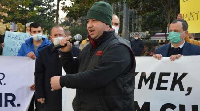 CHP'den Manisa'da esnaf eylemi