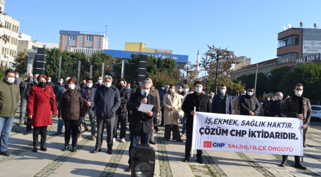  CHP Salihli İlçe başkanı Namver' yiyin efendiler yiyin'