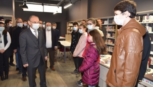 Dr. İbrahim Türek ilçe halk kütüphanesi açıldı