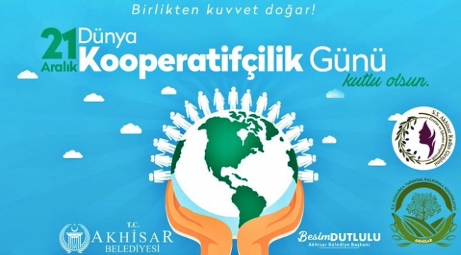 Dünya kooperatifçilik günü kutlu olsun