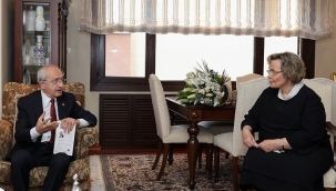 Kılıçdaroğlu, Seval Türkeş'i ziyaret etti