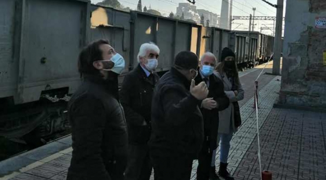 Soma istasyon gar binası restorasyonu sürüyor