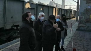 Soma istasyon gar binası restorasyonu sürüyor