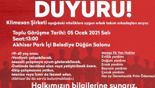 Akhisar belediyesinden duyuru