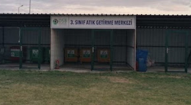 Akhisar OSB'de atık merkezi faaliyete başladı