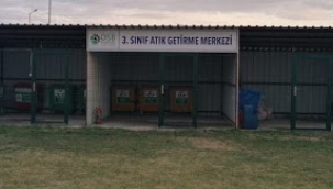 Akhisar OSB'de atık merkezi faaliyete başladı