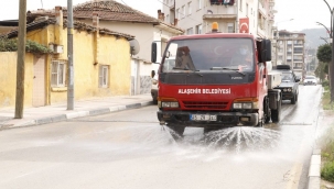 Alaşehir belediyesi pandemi ile gece-gündüz mücadele ediyor
