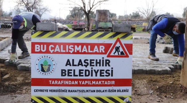 Alaşehir belediyesinden kırsal mahallere hizmet seferberliği