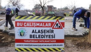 Alaşehir belediyesinden kırsal mahallere hizmet seferberliği