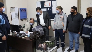 Alaşehir'de temizlik işçisinden örnek davranış