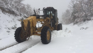 Alaşehir'de kar yaşamı olumsuz etkiledi