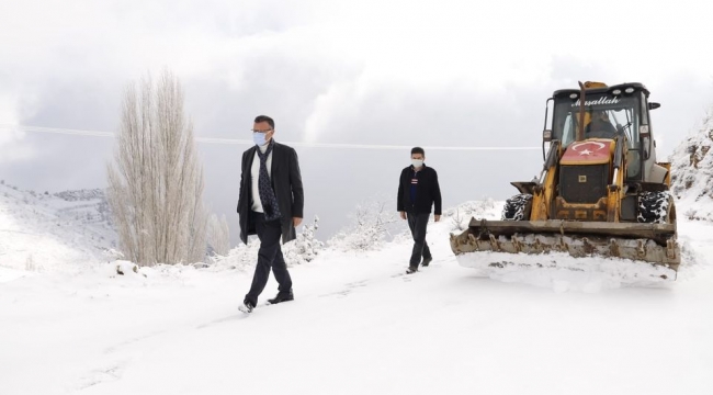 Alaşehir'de yollar açıldı