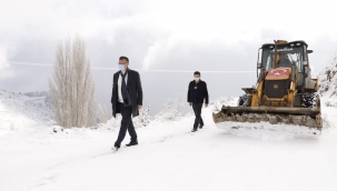 Alaşehir'de yollar açıldı