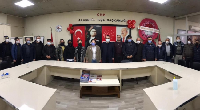 CHP Alaşehir ilçe örgütü ziyaretlerini sürdürüyor