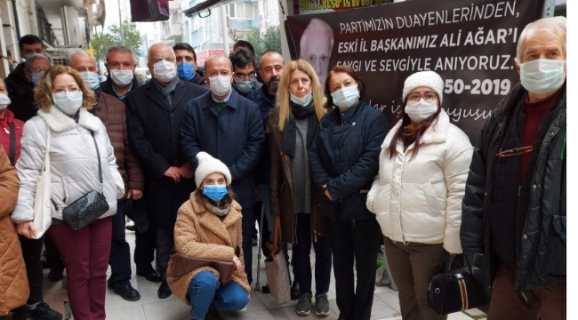 CHP'liler eski başkan Ali Ağar'ı unutmadı