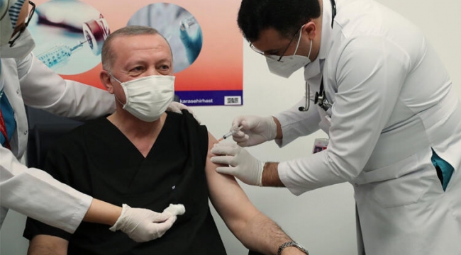 Cumhurbaşkanı Erdoğan aşı oldu